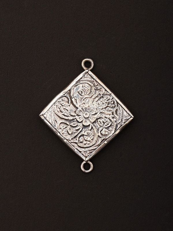 Exotic India Hand-Painted Goddess Durga Pendant