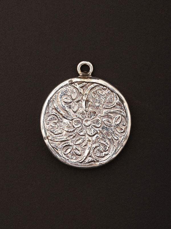 Exotic India Hand-Painted Goddess Kali Pendant 