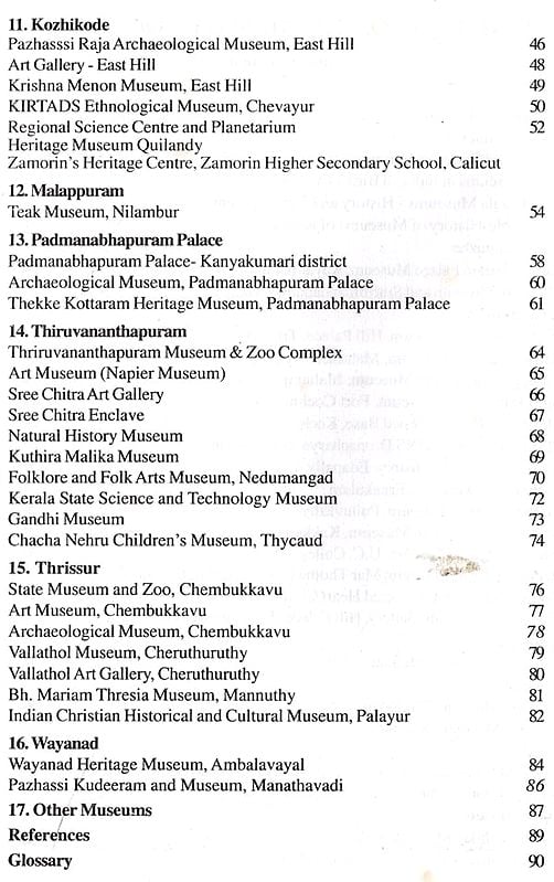Exotic India Handbook On The Museums Of Kerala 