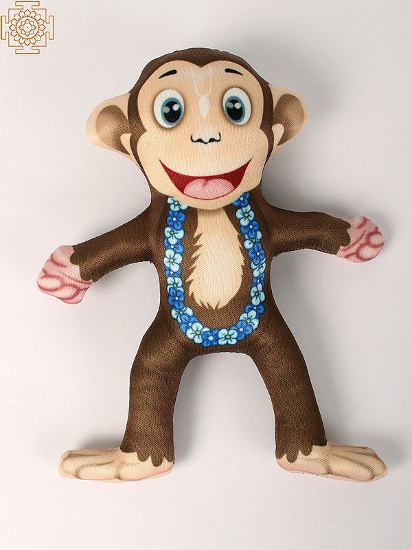 exotic india Happy Monkey Soft Toy 