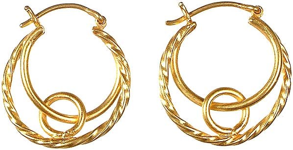 exotic india Hoop Earrings 