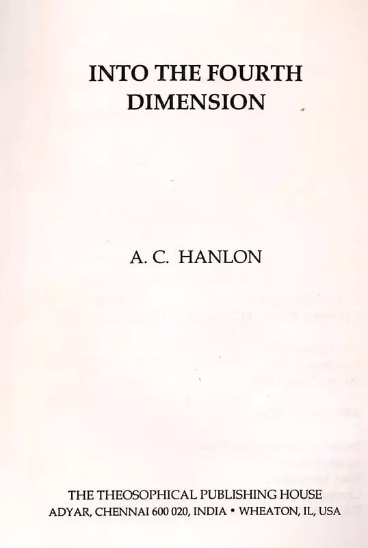 Exotic India Into The Fourth Dimension 