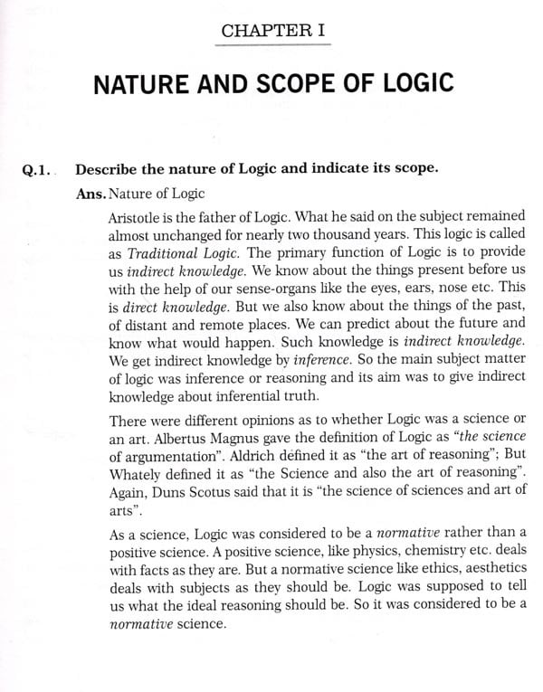 Exotic India Introduction To Formal Logic 