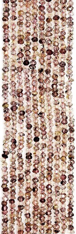 exotic india Israel Cut Haridot Quartz Rondells