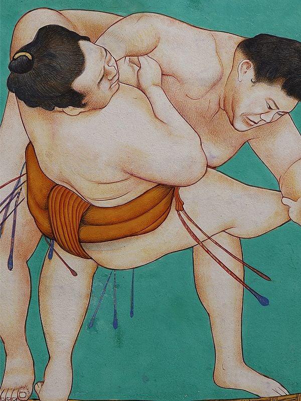 Exotic India Japanese Sumo Wrestling 