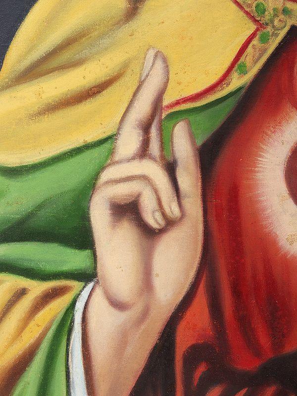 Exotic India Jesus Christ | Framed Oil Painting 