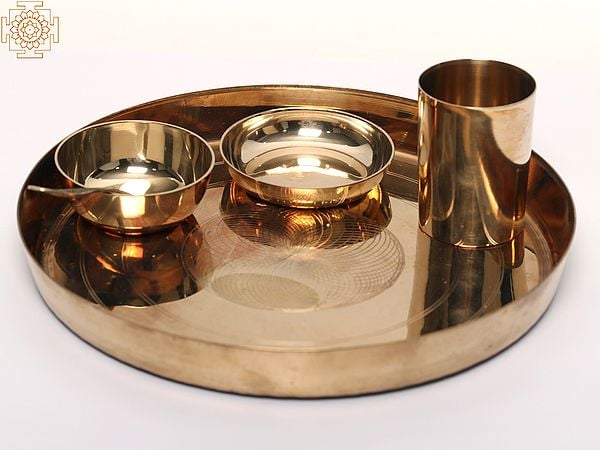 exotic india kansya Thali Set of 5 