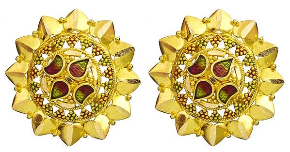 exotic india Karnaphul Earrings 