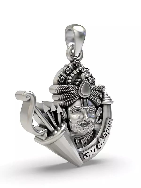 Exotic India Khatu Shyam (Jai Shri Shyam) Pendant 