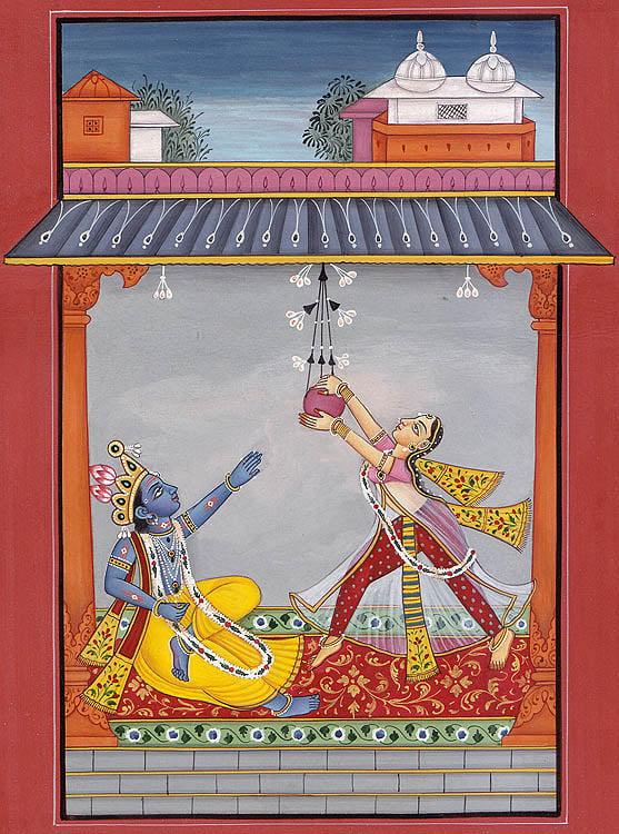 exotic india Krishna Asks for Butter