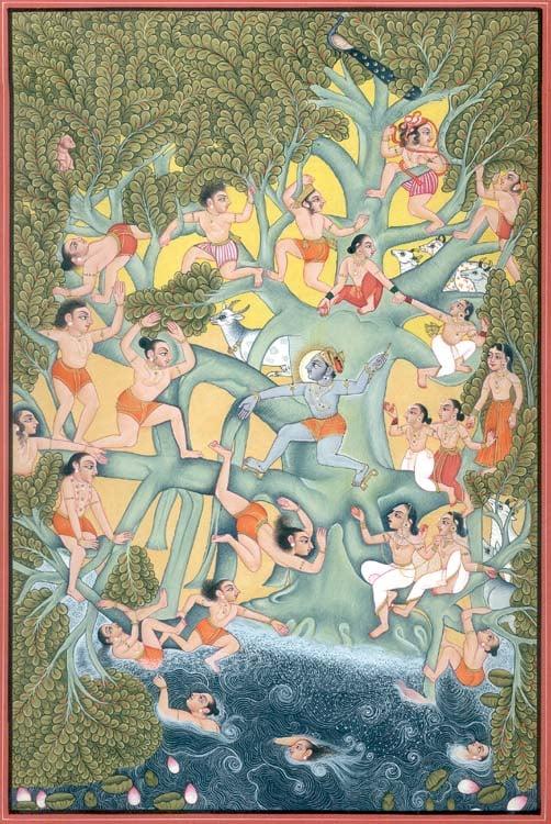 exotic india Krishna with Friends