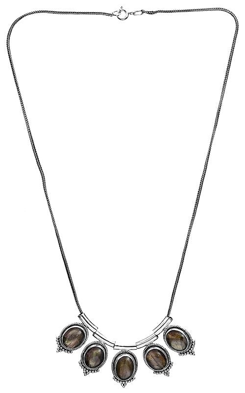 exotic india Labradorite Necklace