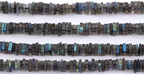 exotic india Labradorite Square Beads 