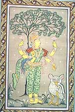 exotic india Lakshmi and Her Ulooka