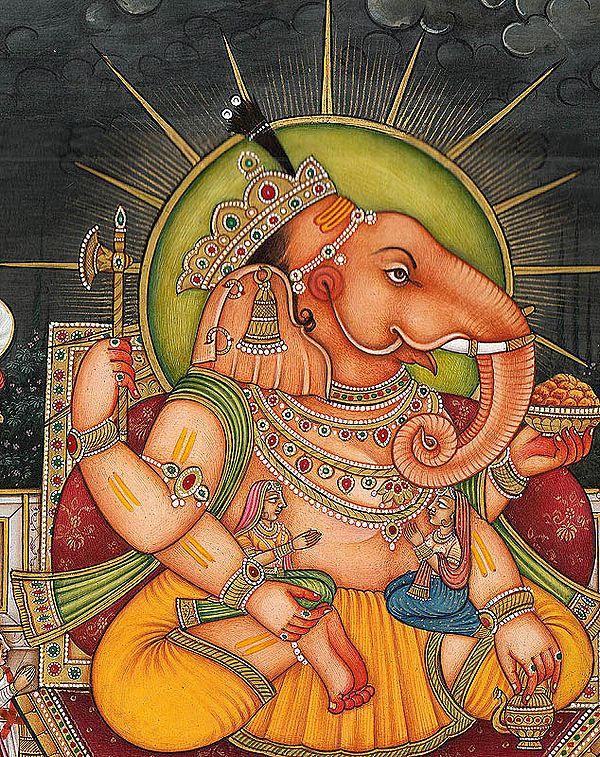 Exotic India Lakshmi Ganapati