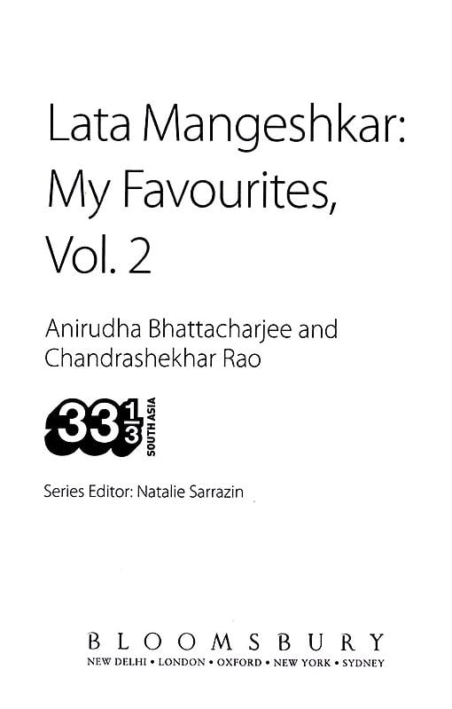 Exotic India Lata Mangeshkar: My Favourites (Vol-2) 