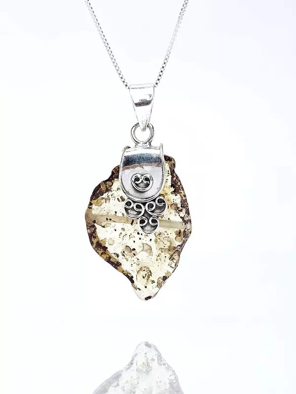 Exotic India Lemon Topaz Pendant 