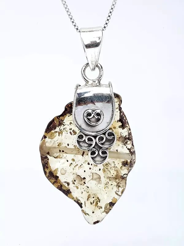 Exotic India Lemon Topaz Pendant 