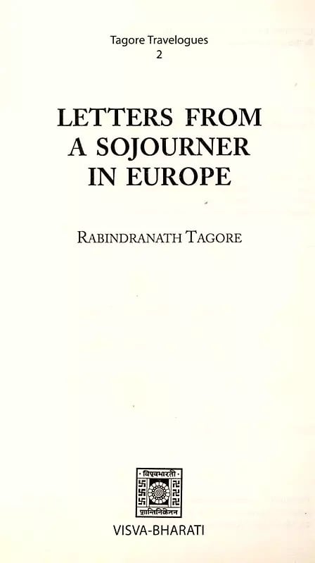 Exotic India Letters From A Sojourner In Europe 