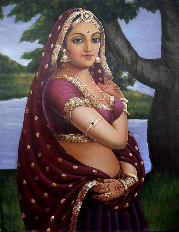 exotic india Longing Brown Eyes 