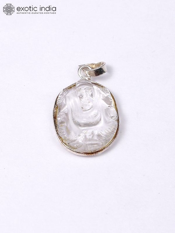 Exotic India Lord Ganesha Crystal Pendant