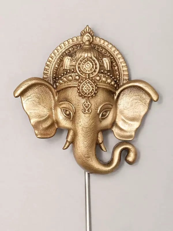 Exotic India Lord Ganesha Face Lapel Pin 