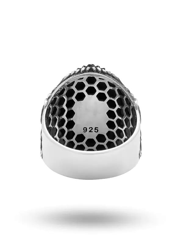 Exotic India Lord Hanuman Antique Finish Ring 