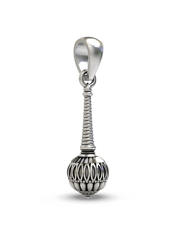 Exotic India Lord Hanuman Weapon Mace (Gada) Pendant