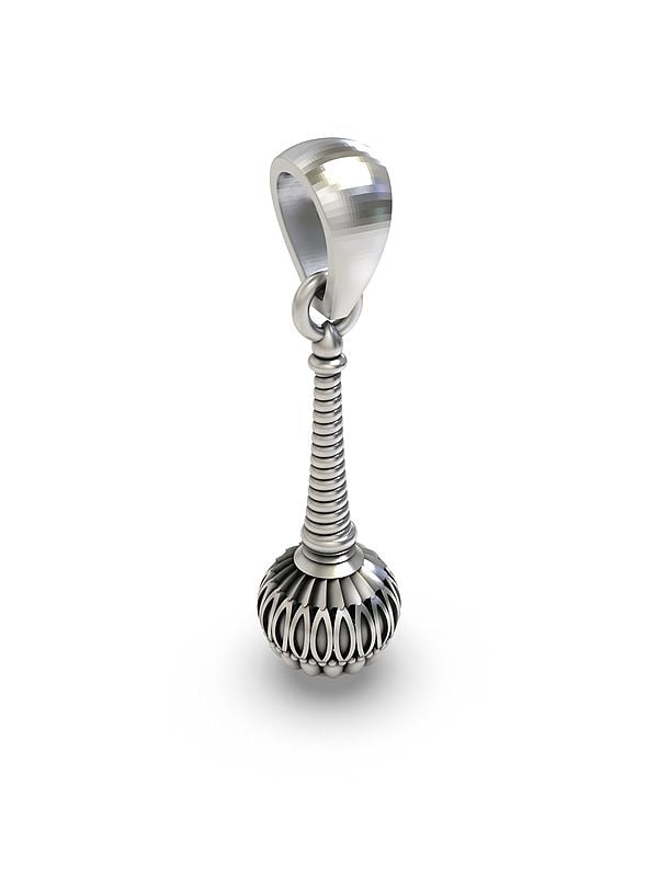 Exotic India Lord Hanuman Weapon Mace (Gada) Pendant