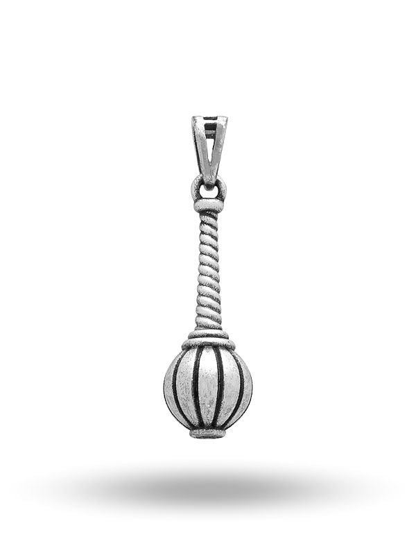 exotic india Lord Hanuman Weapon Mace (Gada) Pendant 