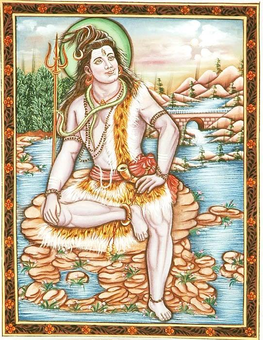 exotic india Lord Shiva on Mount Kailash 