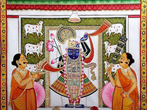 Exotic India Lord Shrinath Ji | Pichwai Art 