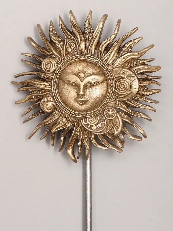 Exotic India Lord Surya Lapel Pin 