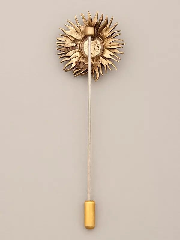 Exotic India Lord Surya Lapel Pin 