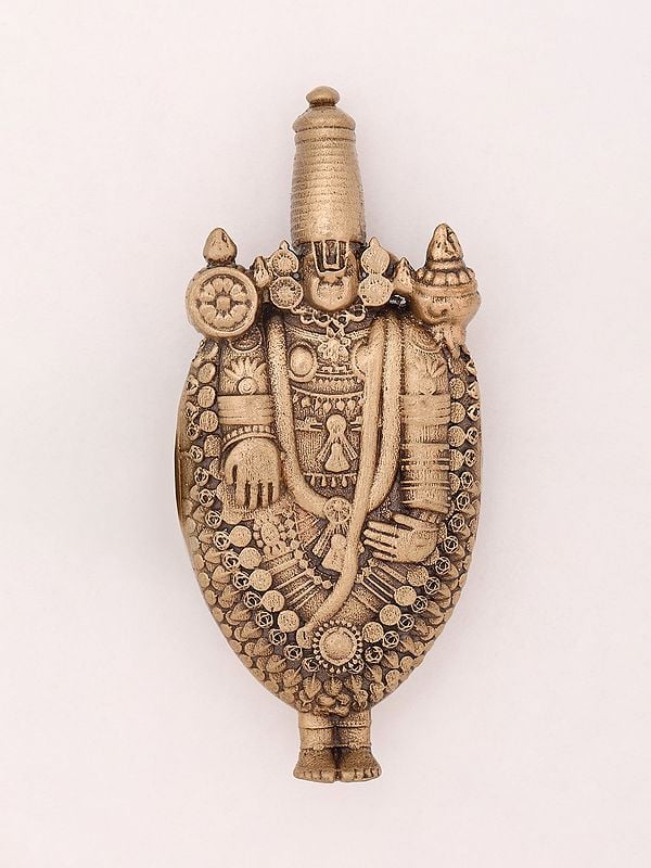 exotic india Lord Venkateswara Swamy Brooch 