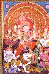 exotic india Mahisasura-mardini