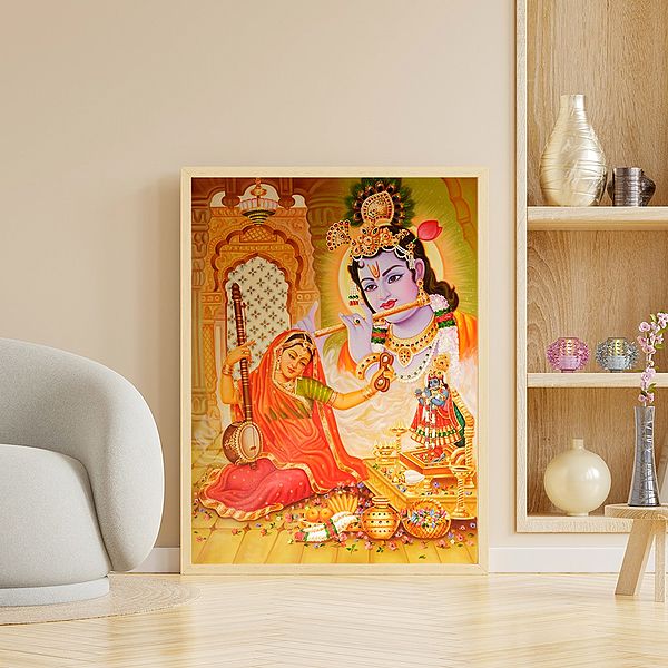 Exotic India Mirabai And Krishna