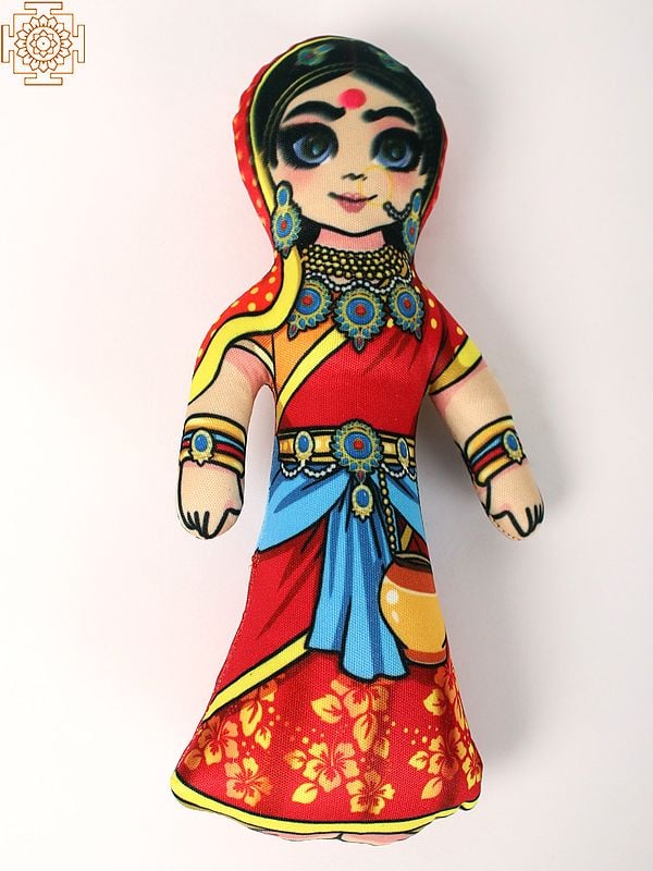 exotic india Mother Yashoda Soft Toy 