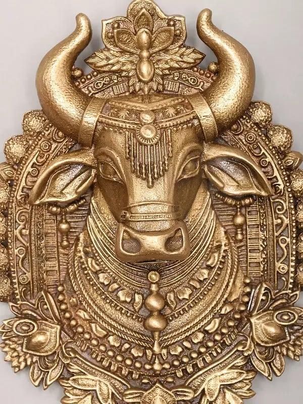 Exotic India Nandi Maharaj Brass Brooch