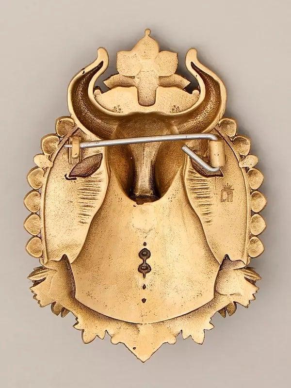 Exotic India Nandi Maharaj Brass Brooch