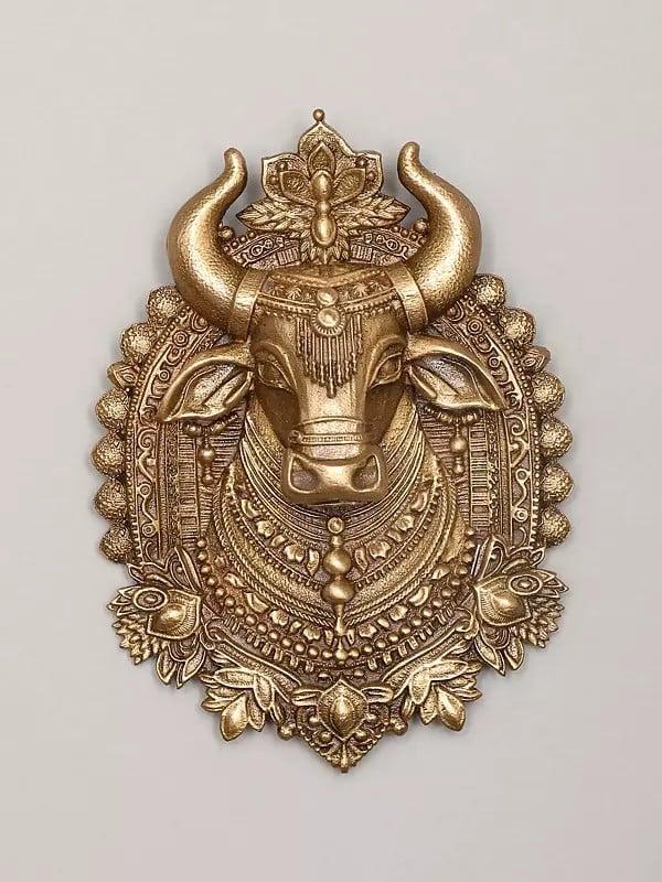 exotic india Nandi Maharaj Brass Brooch