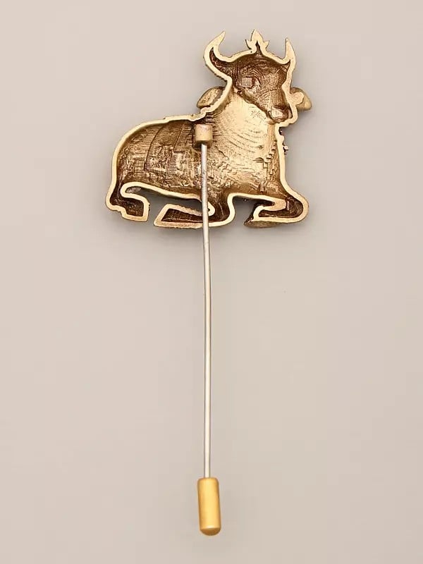 Exotic India Nandi Maharaj Lapel Pin 
