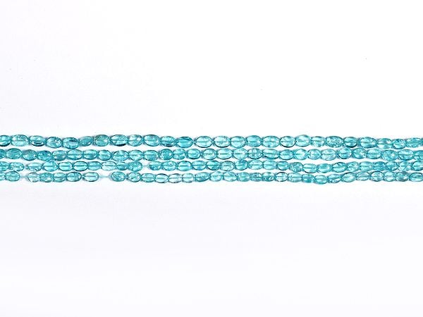 exotic india Natural Blue Apatite Gemstone Beads 