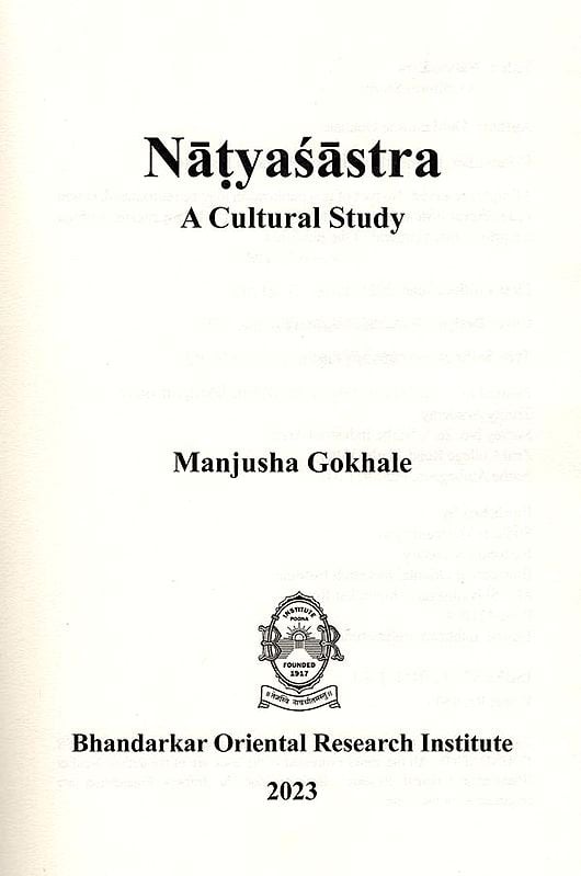 Exotic India Natyasastra: A Cultural Study 