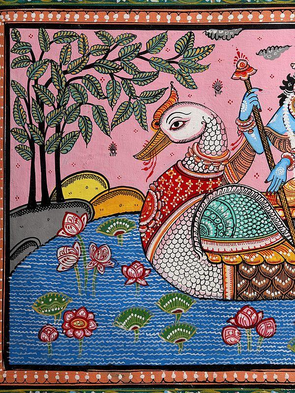 Exotic India Nauka Vihar | Patachitra Painting