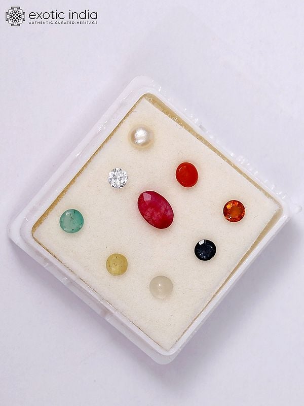Exotic India Navaratna Gemstone Set 