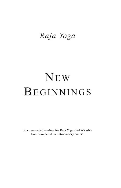 Exotic India New Beginnings: Raja Yoga 