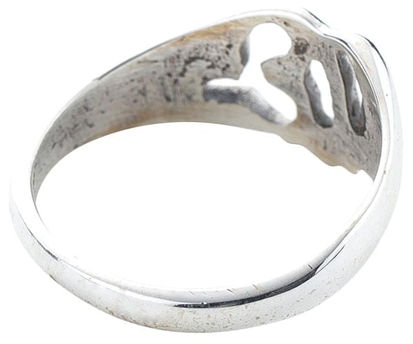 Exotic India OM (AUM) Sterling Silver Ring 