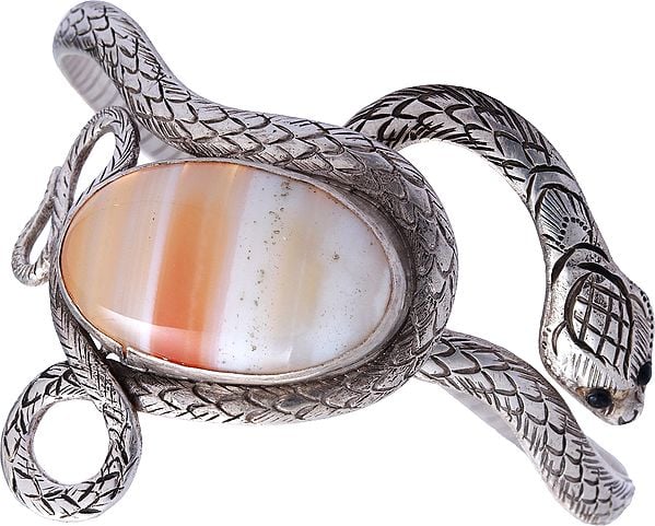 exotic india Onyx Serpent Bracelet 