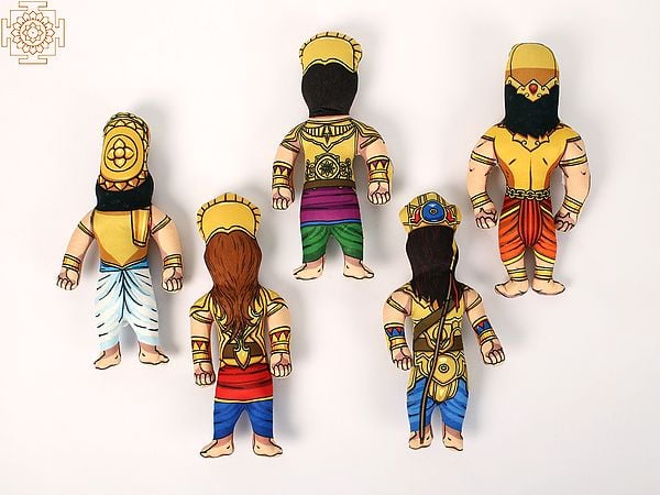 Exotic India Pancha Pandavas Soft Toy 